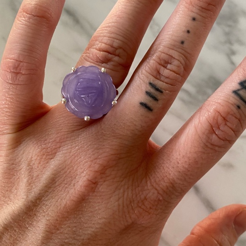 Purple Rose Ring